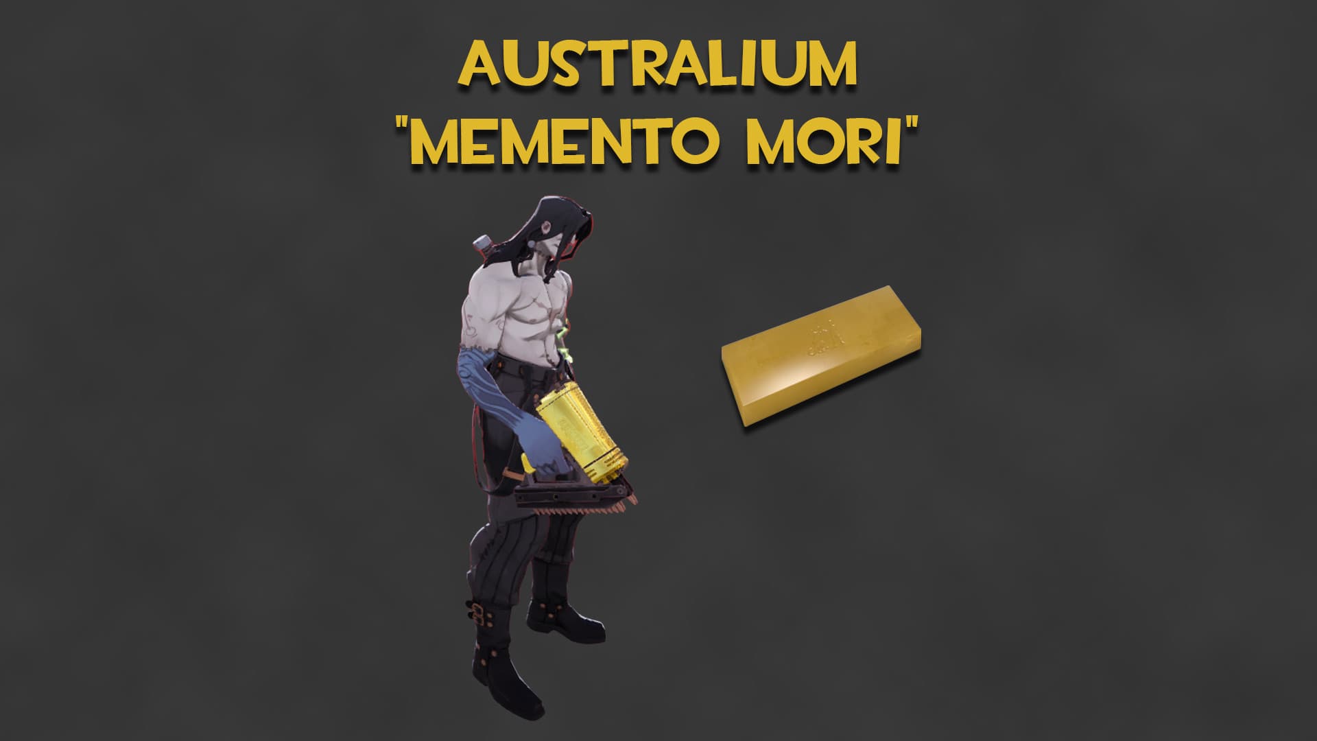 Australium "Memento Mori" (Gold Victor Gun)