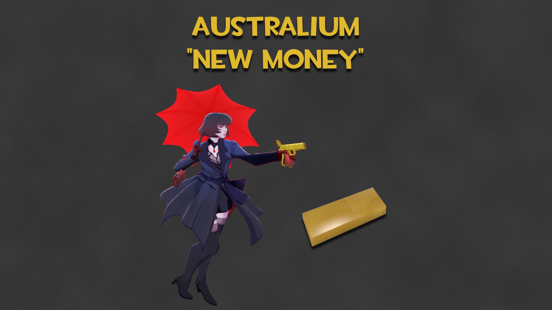 Australium "New Money" (Gold Mina Gun)