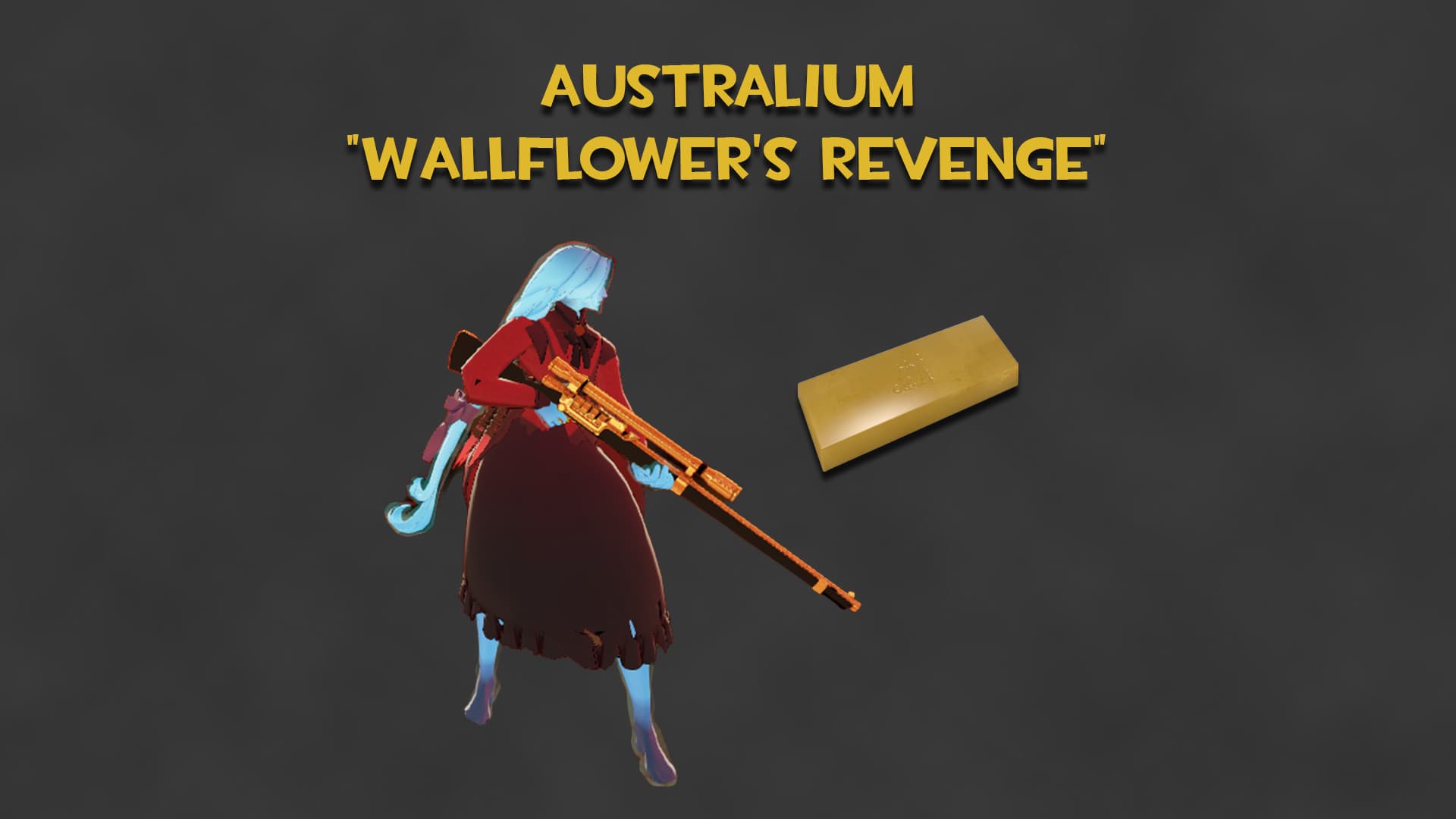 Australium "Wallflower's Revenge" (Gold Vindicta)