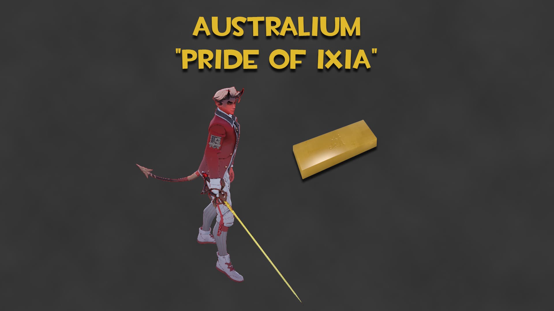 Australium "Pride of Ixia" (Gold Apollo Sword)