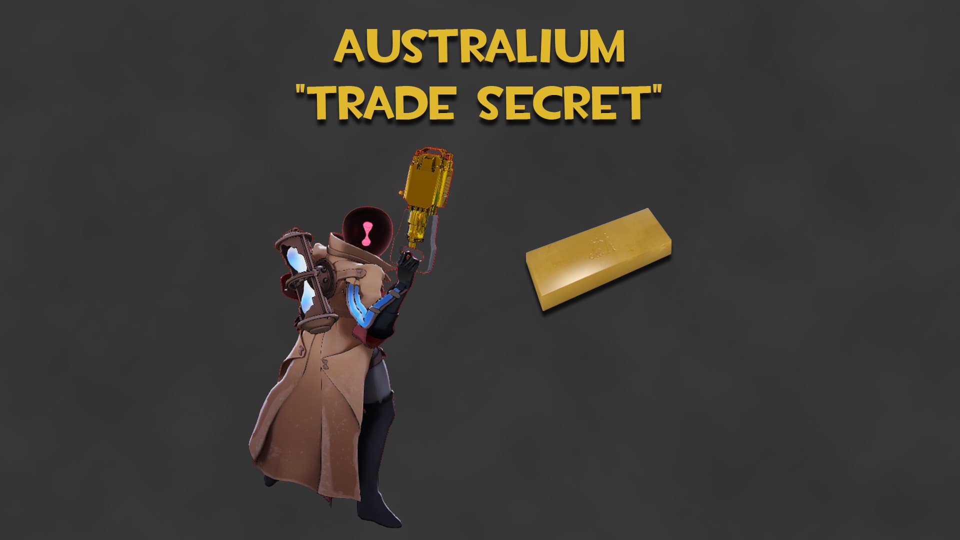 Australium "Trade Secret" (Gold Paradox Gun)