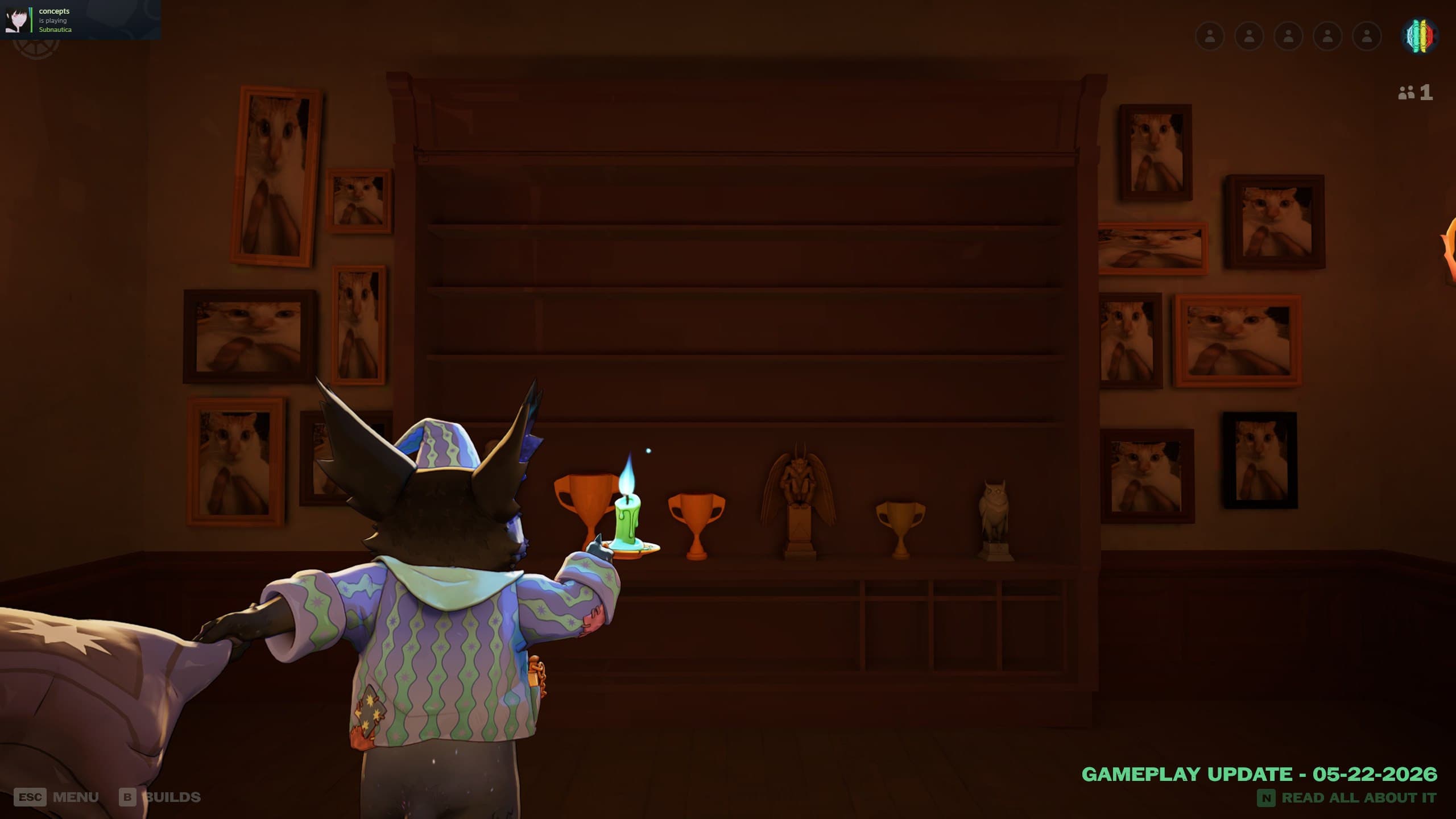 All Hideout paintings are Orange Chud screenshot 2