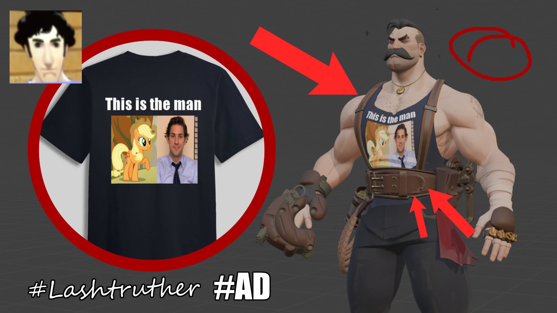 "This is the man" Shirt Lash