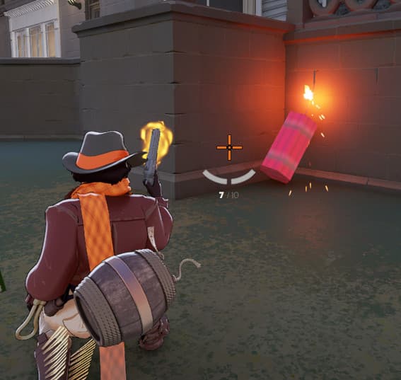 Toontown TNT as Holliday's Explosive Barrel screenshot