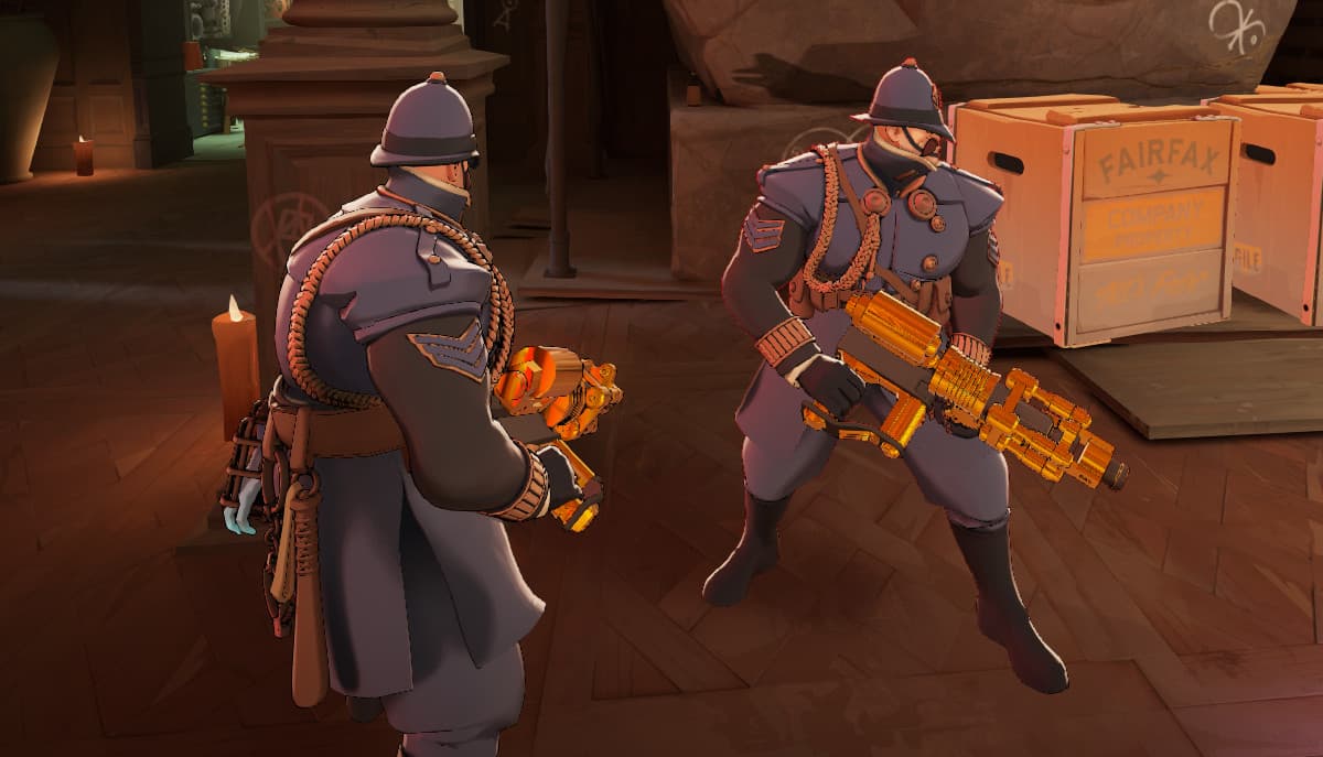 Australium "Freedom's Cost" (Gold Warden Gun) screenshot 3