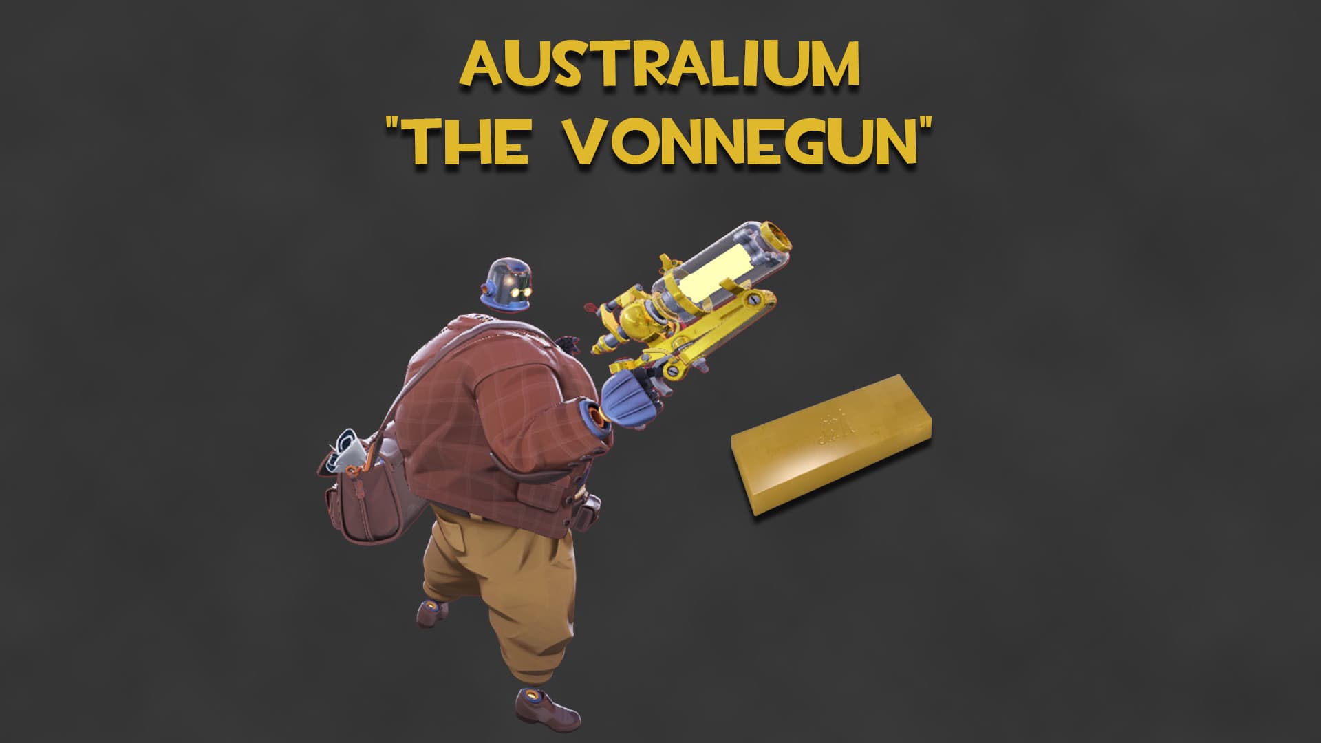 Australium "The Vonnegun" (Gold Dynamo Gun)