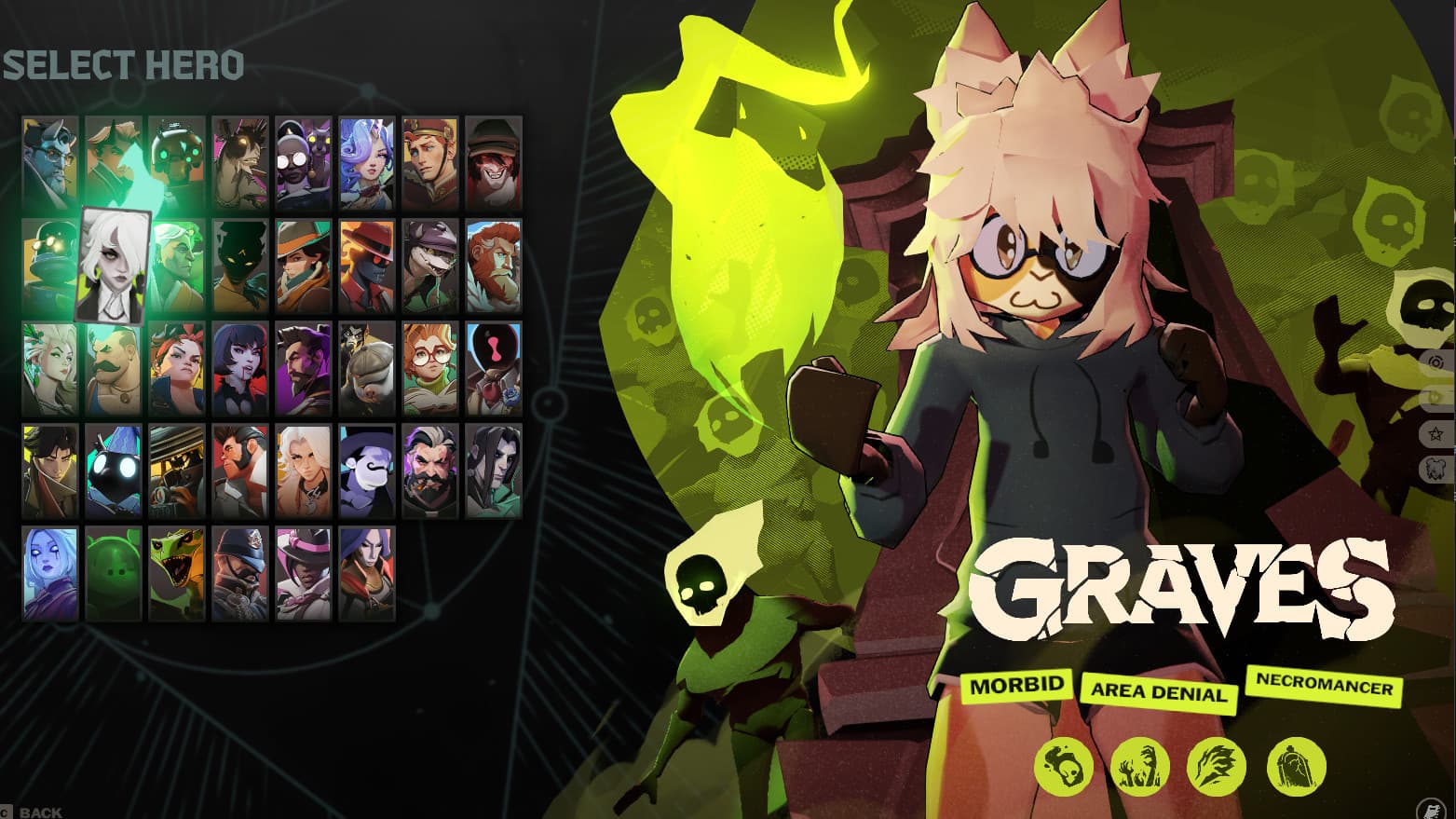 Julia (my oc) graves reskin screenshot