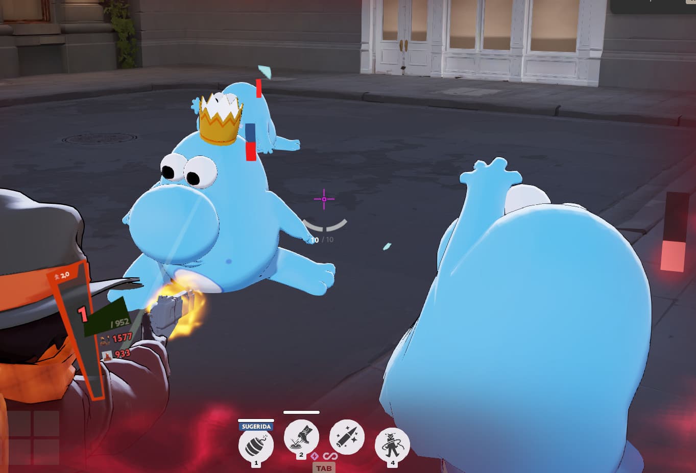Shmaloogles (Smiling Friends) over Troopers screenshot