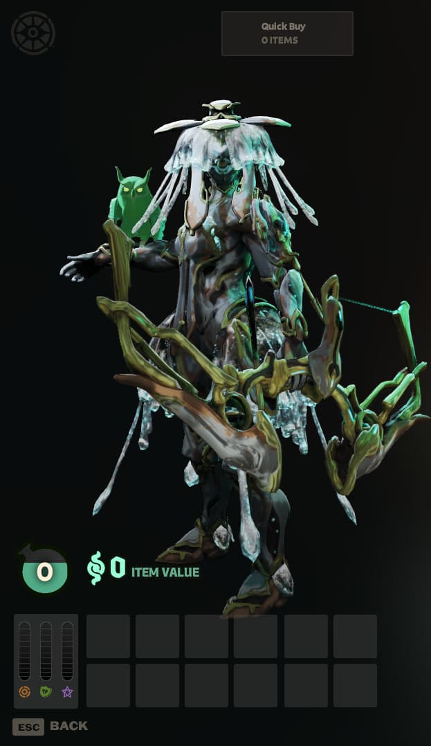 Ivara Prime over Grey Talon screenshot 2