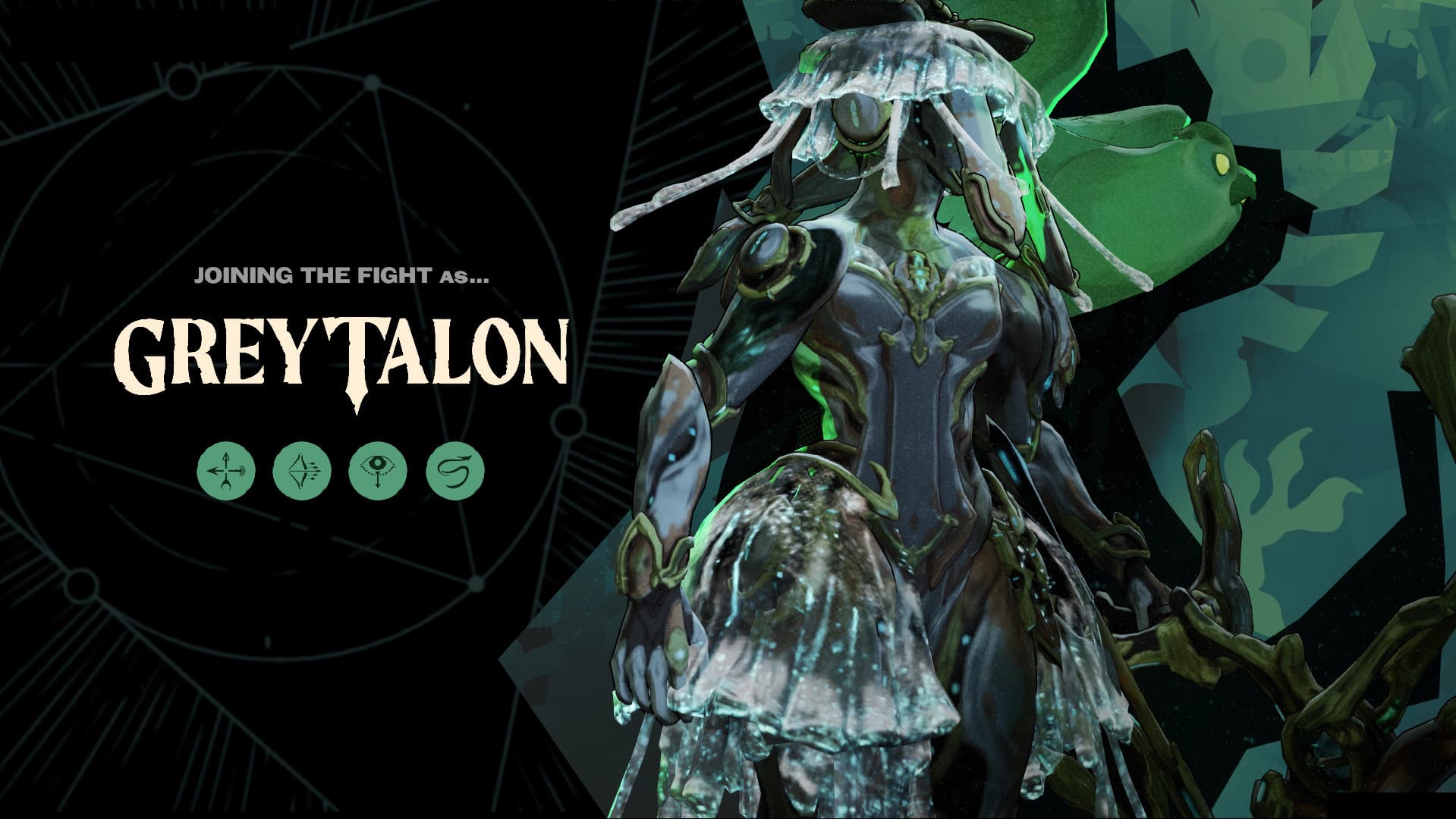 Ivara Prime over Grey Talon