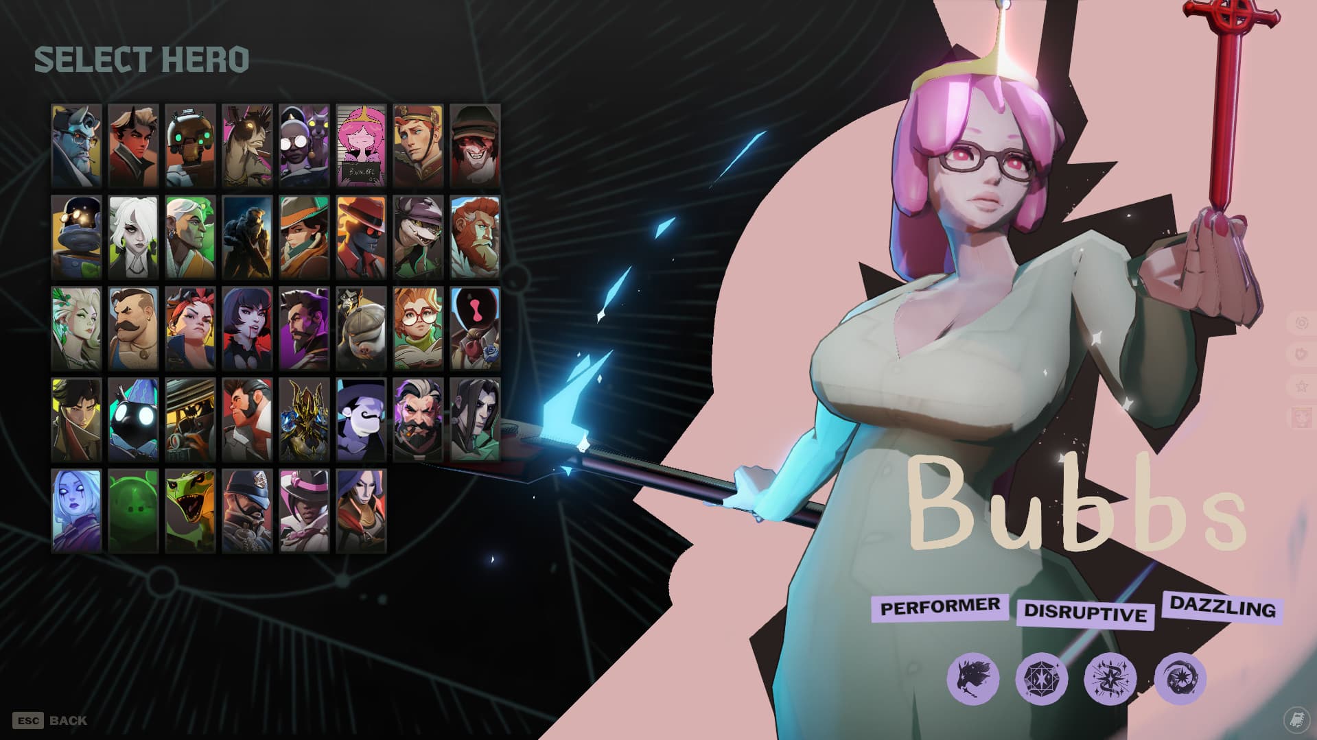 Princess BubbleGum over Celeste