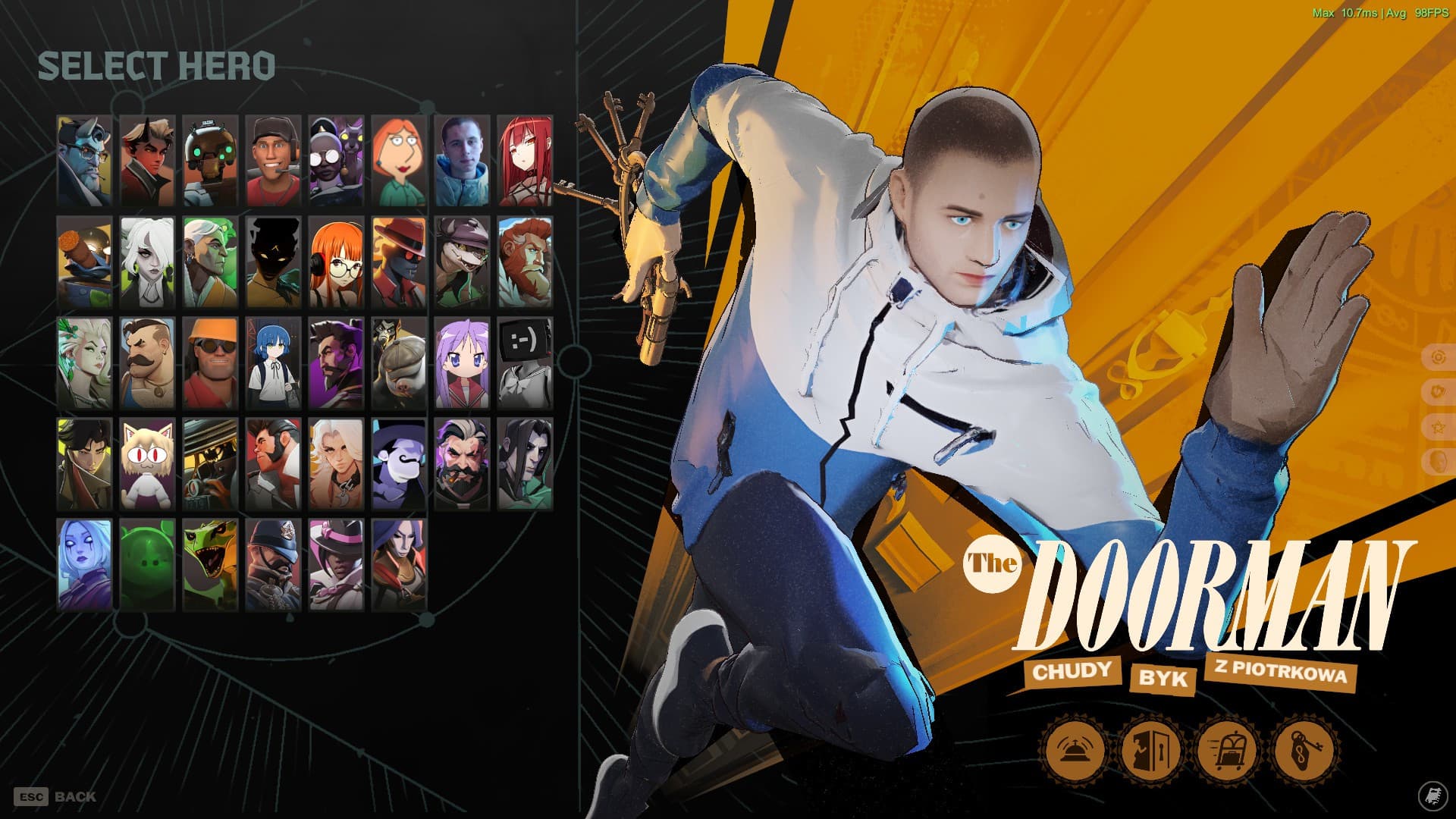 Rafonix Doorman (Polish streamer hero replacement) screenshot 2