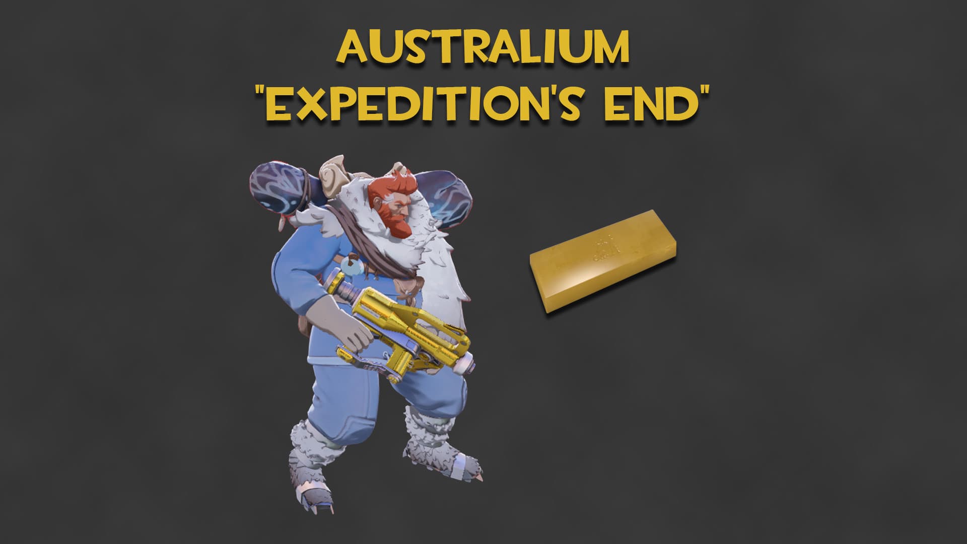 Australium "Expedition's End" (Gold Kelvin Gun)