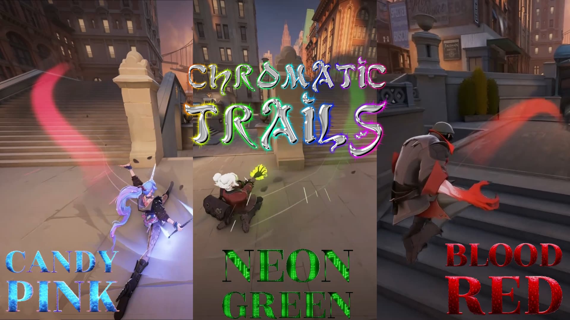 CHROMATIC TRAILS (CUSTOMIZED DASH) screenshot