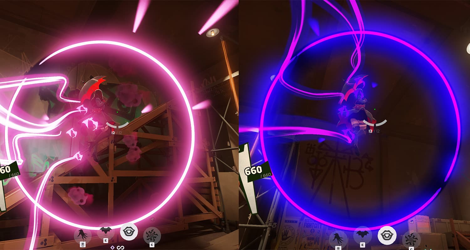 Mina - Pink/Purple VFX + Tracers