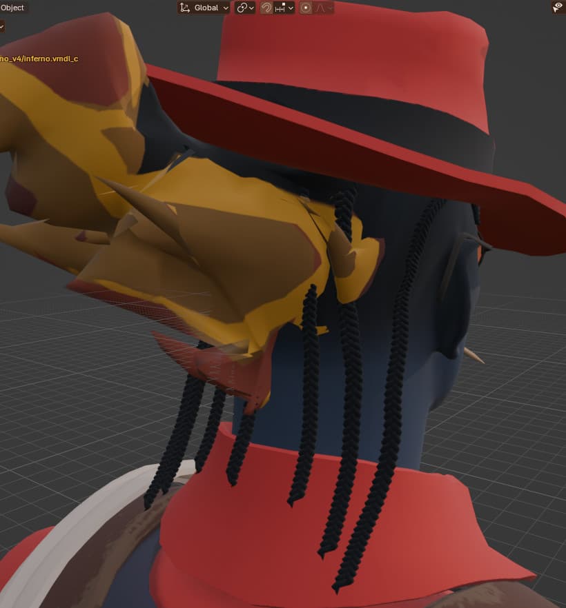 Infernus with cornrows screenshot 5