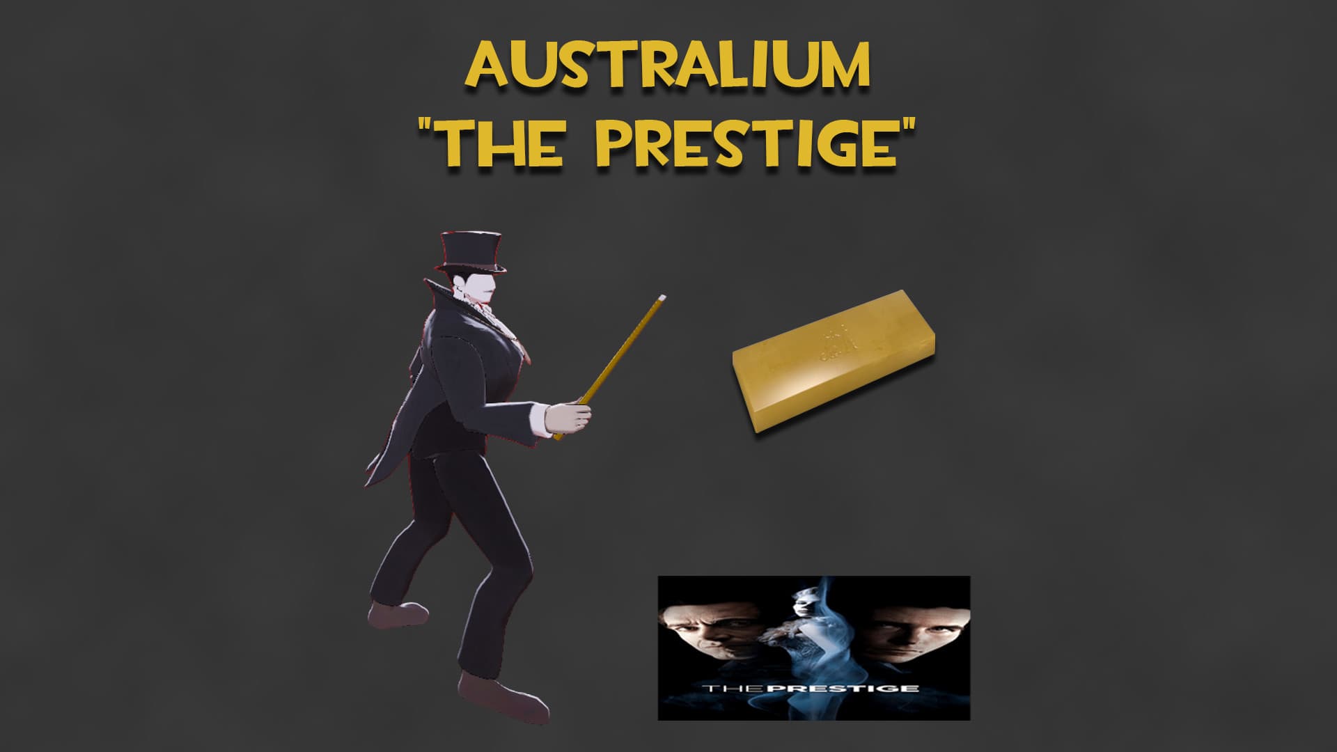 Australium "The Prestige" (Gold Sinclair Wand)