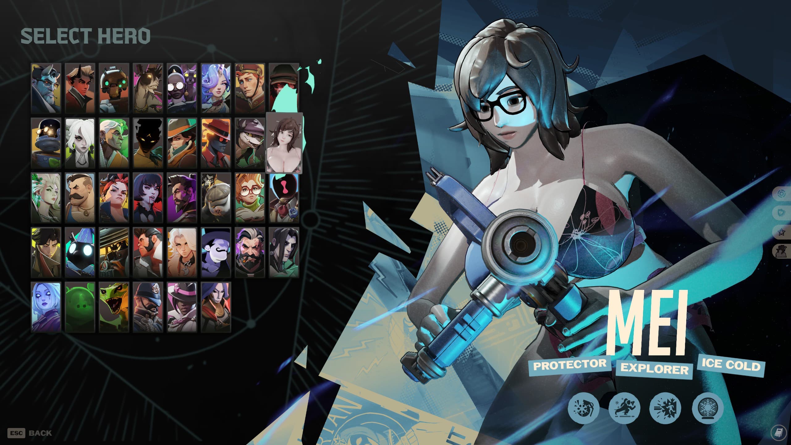 Mei from Overwatch (+NSFW and SFW Variants) screenshot 2