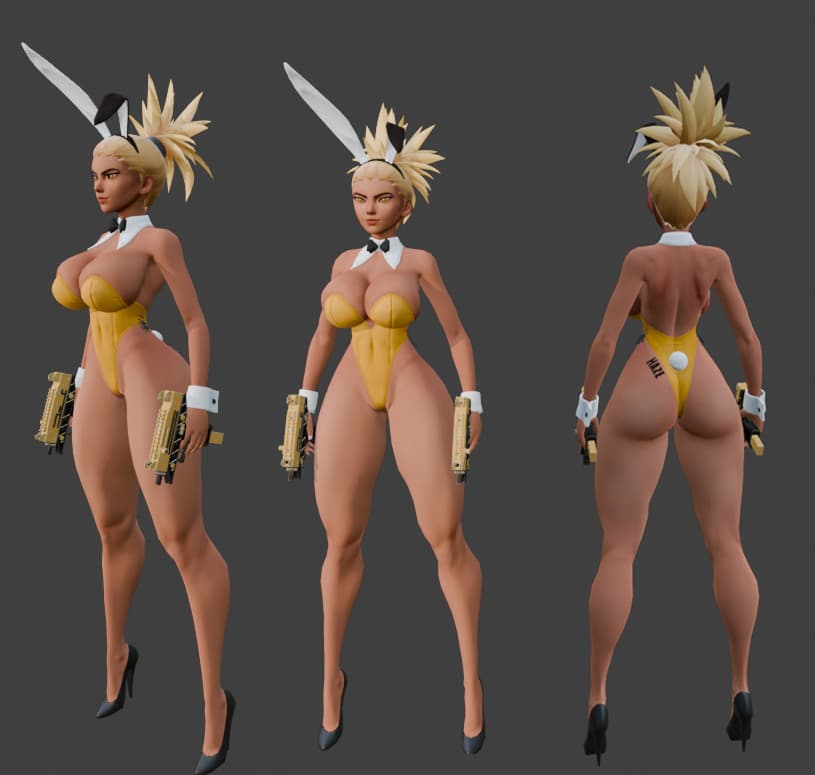 Human Haze Bunny Girl(Commissioned) screenshot 2
