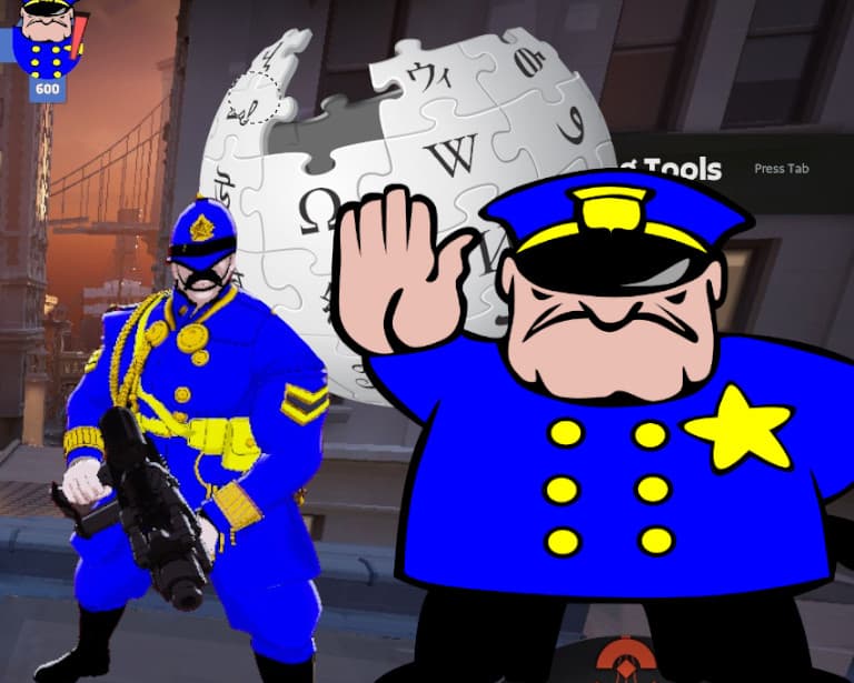 Wikipedia Clipart Cop over Warden