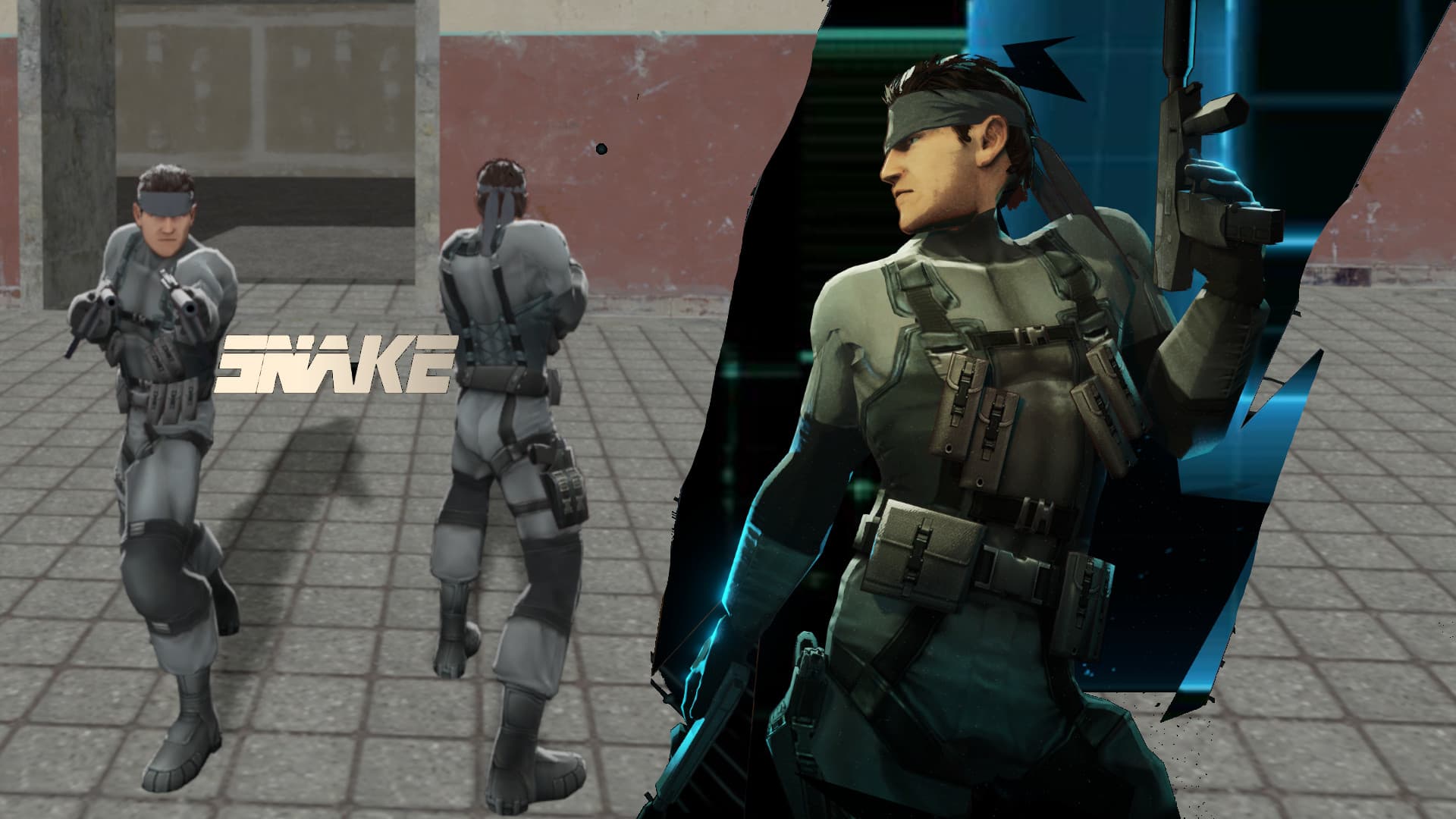 MGS1 Snake over haze