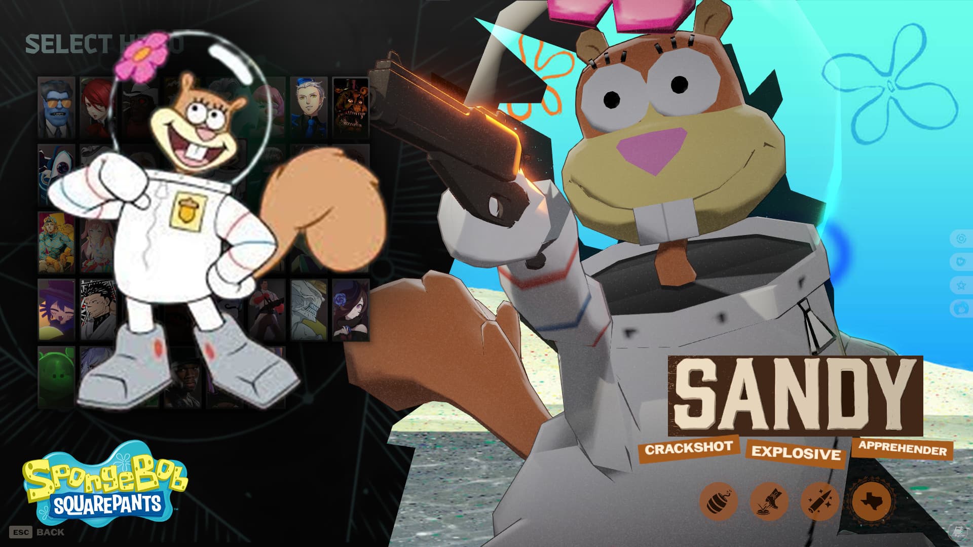 Sandy Cheeks as Holliday (Spongebob) screenshot