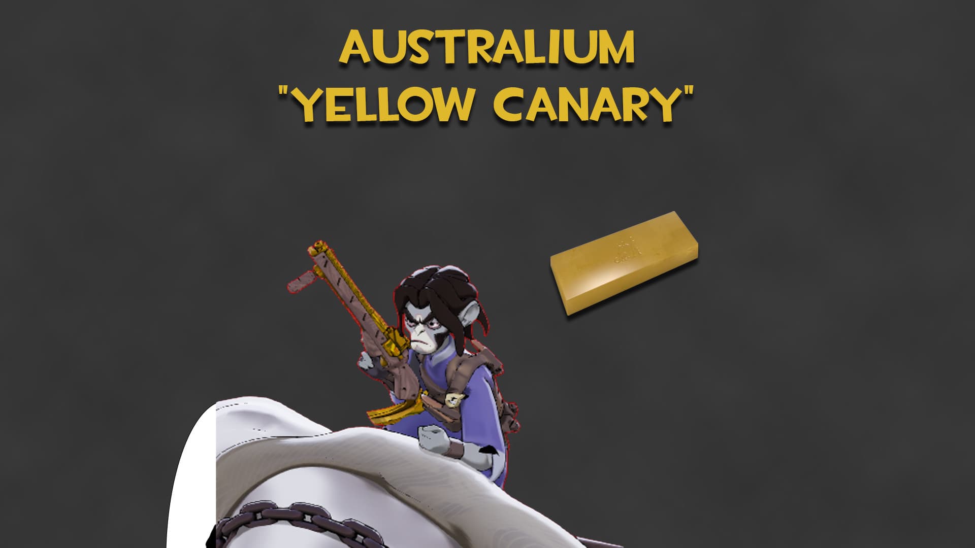 Australium "Yellow Canary" (Gold Mo & Kril Candle)