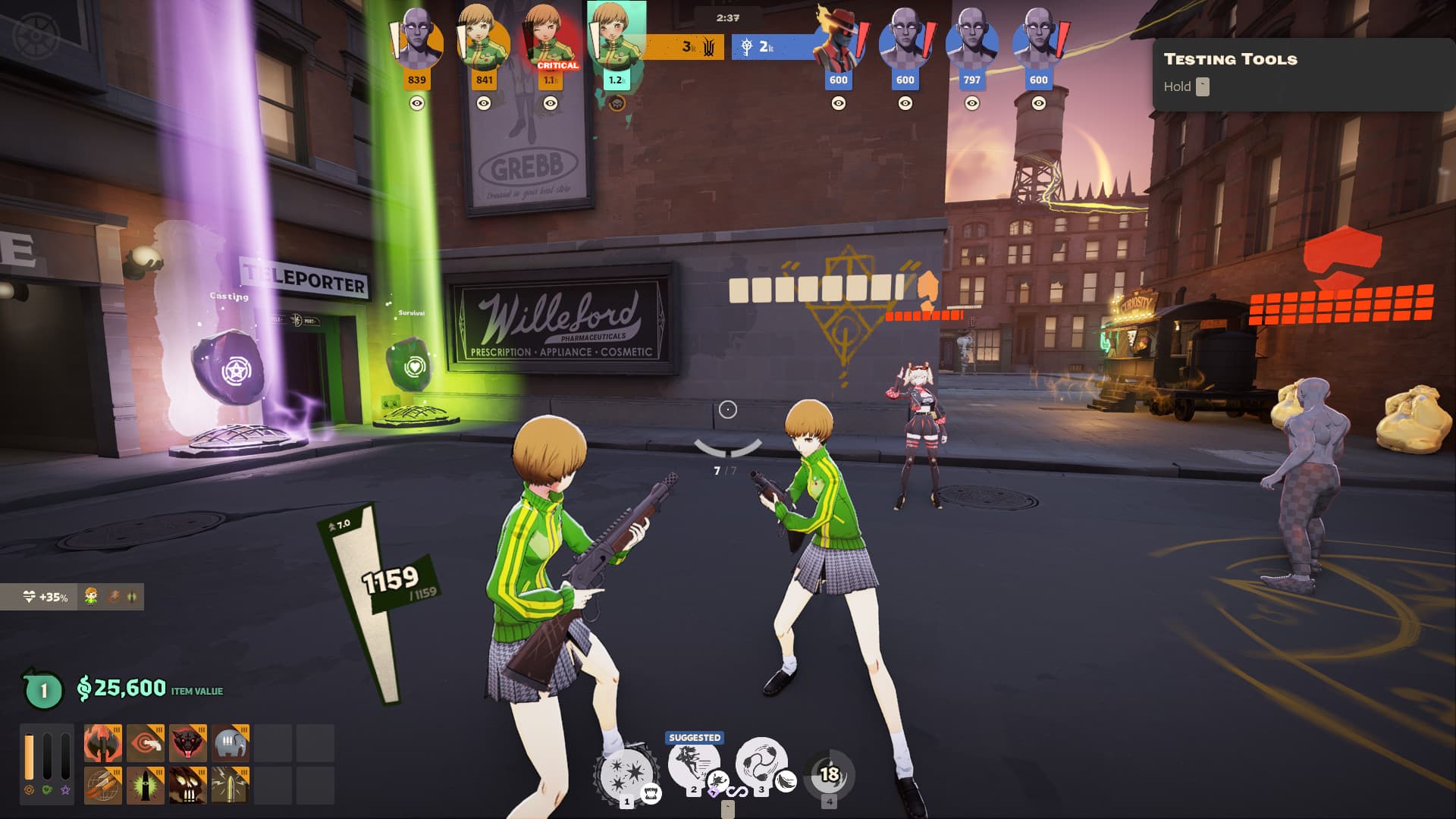 Chie Satonaka over Silver screenshot 2