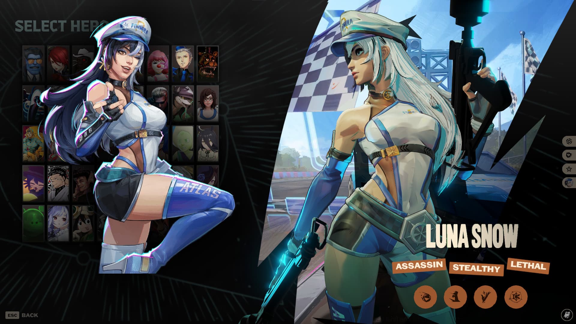 Luna Snow as Haze (Marvel Rivals) screenshot 2