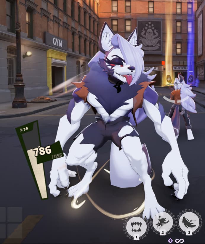 Silver But They're Loona From Helluva Boss screenshot 3