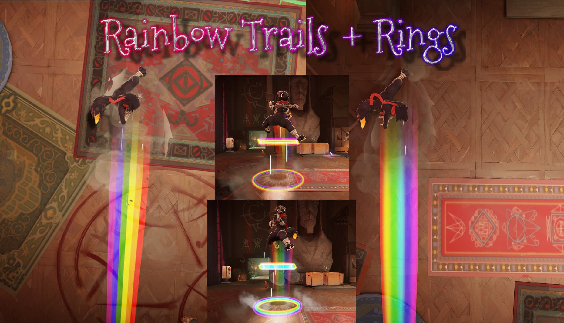 Rainbow Trails + Jump Rings screenshot
