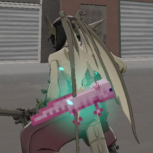 Axolotl Minecraft soul container screenshot