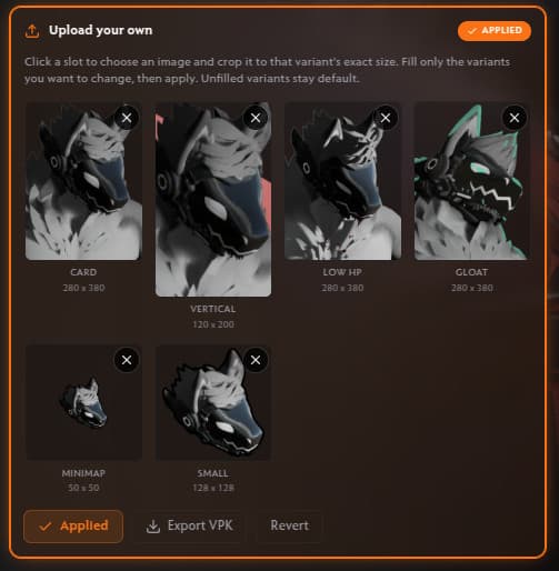 Protogen Warden iconpack screenshot 2