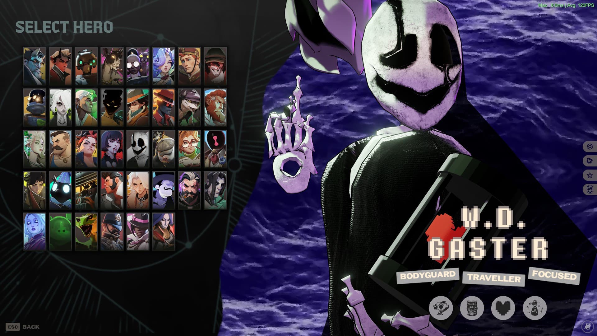 W.D. Gaster (UNDERTALE)- Mirage screenshot 2