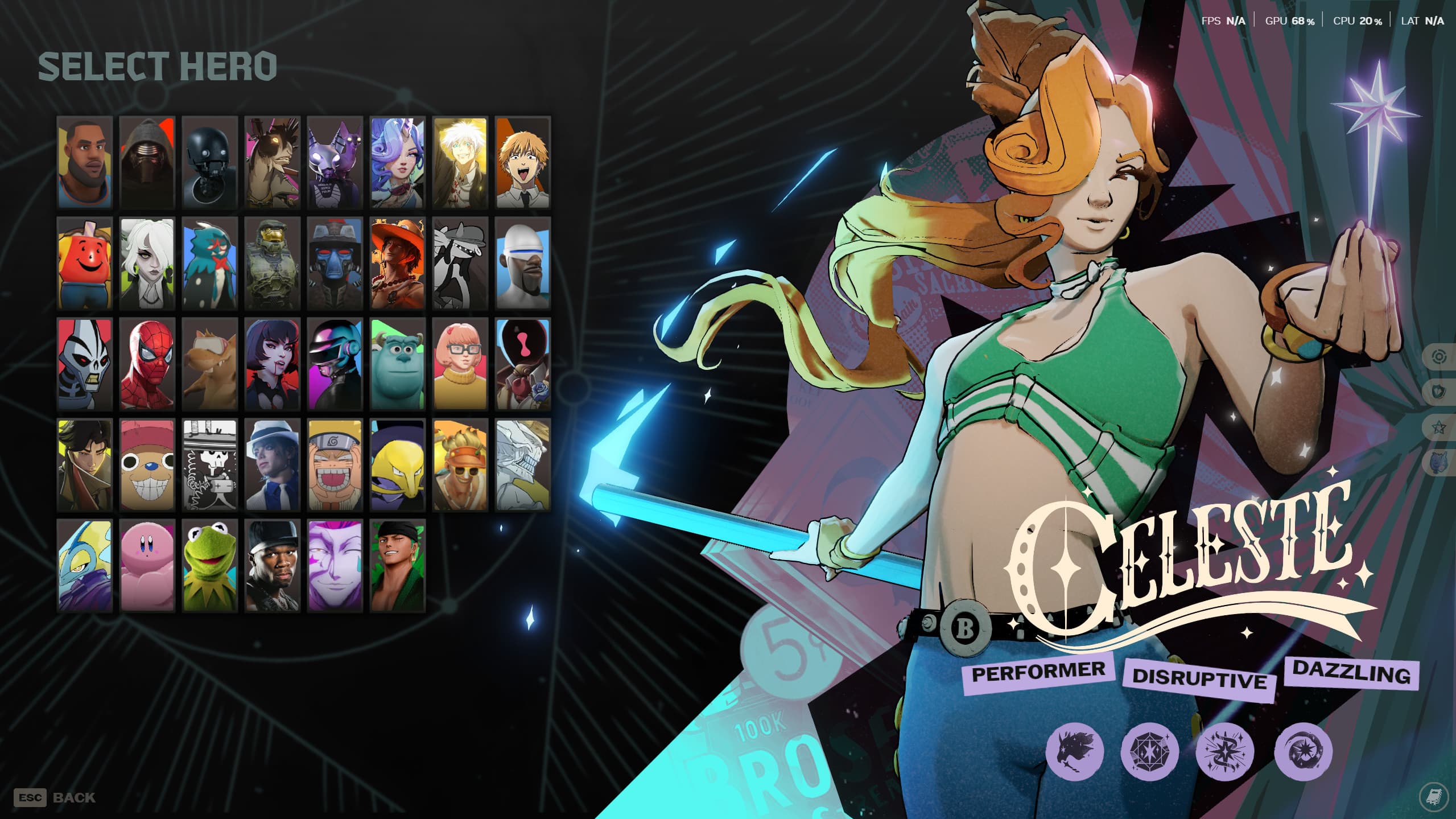 Nami as Celeste