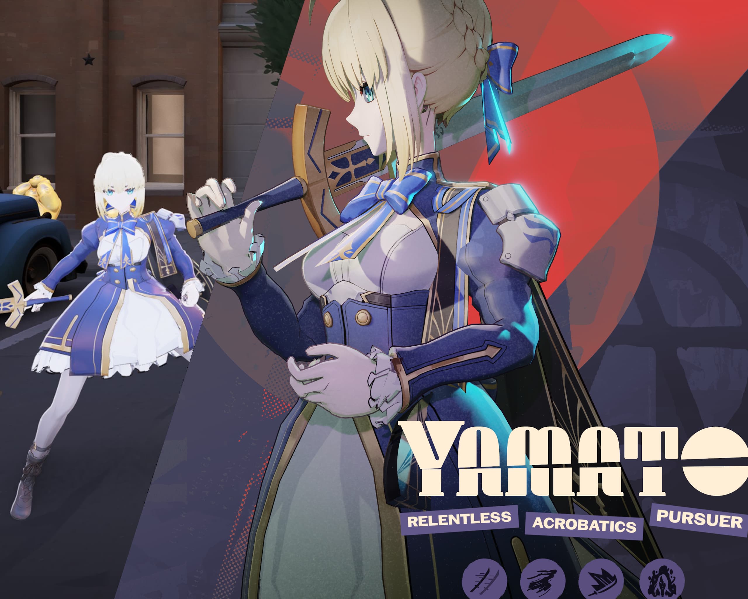 Saber (Fate/Stay Night) Over Yamato