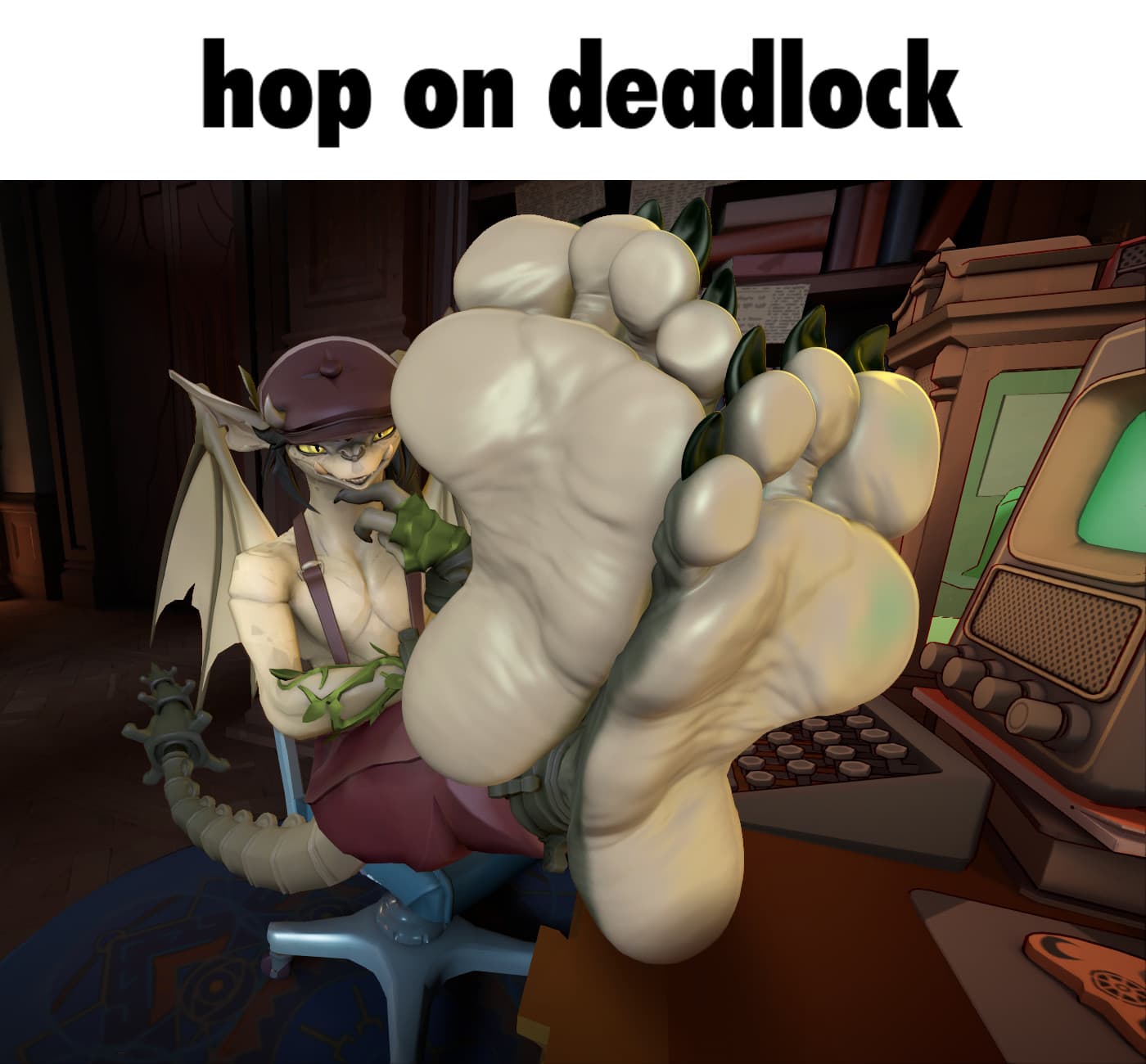 Ivy with feet