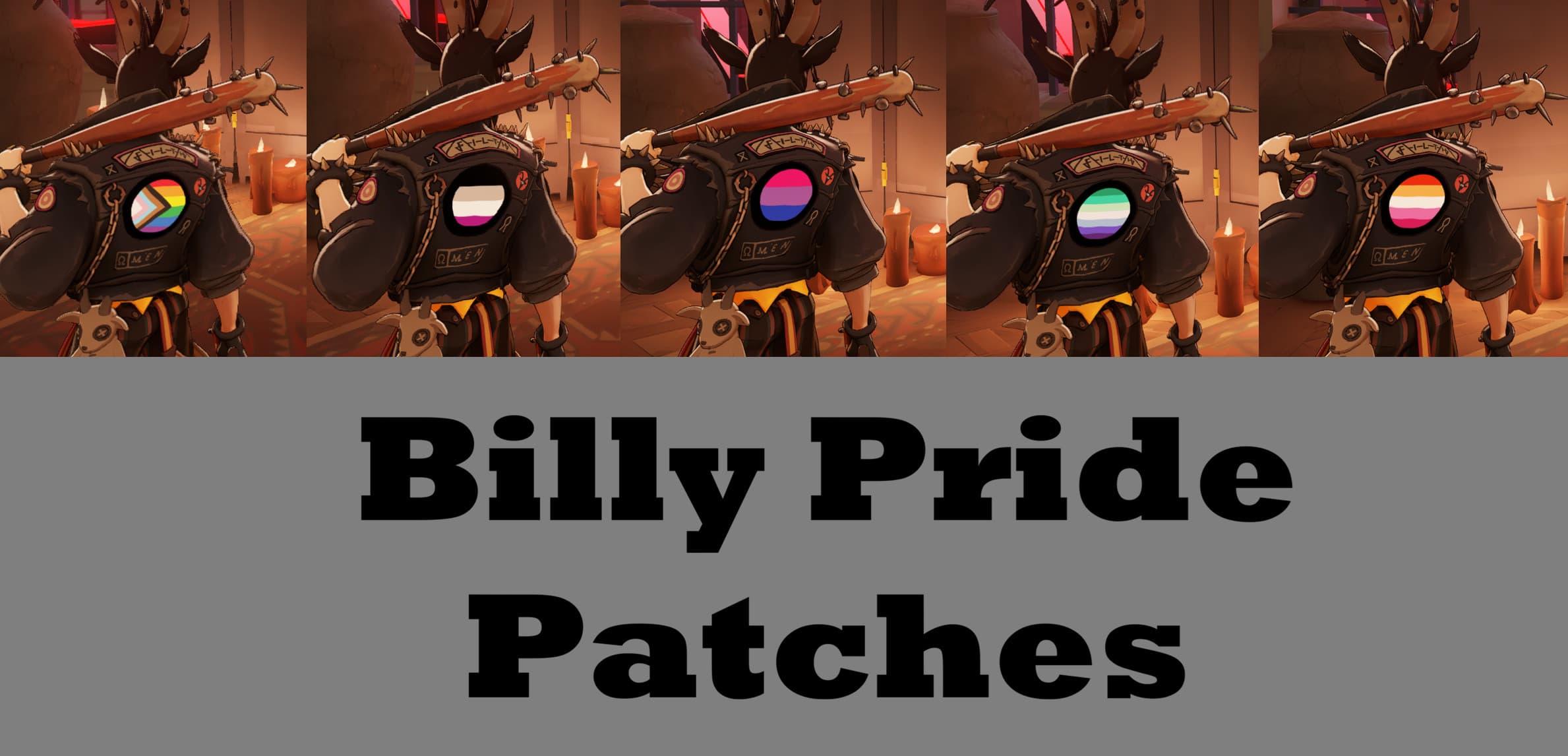 Billy Pride Patches