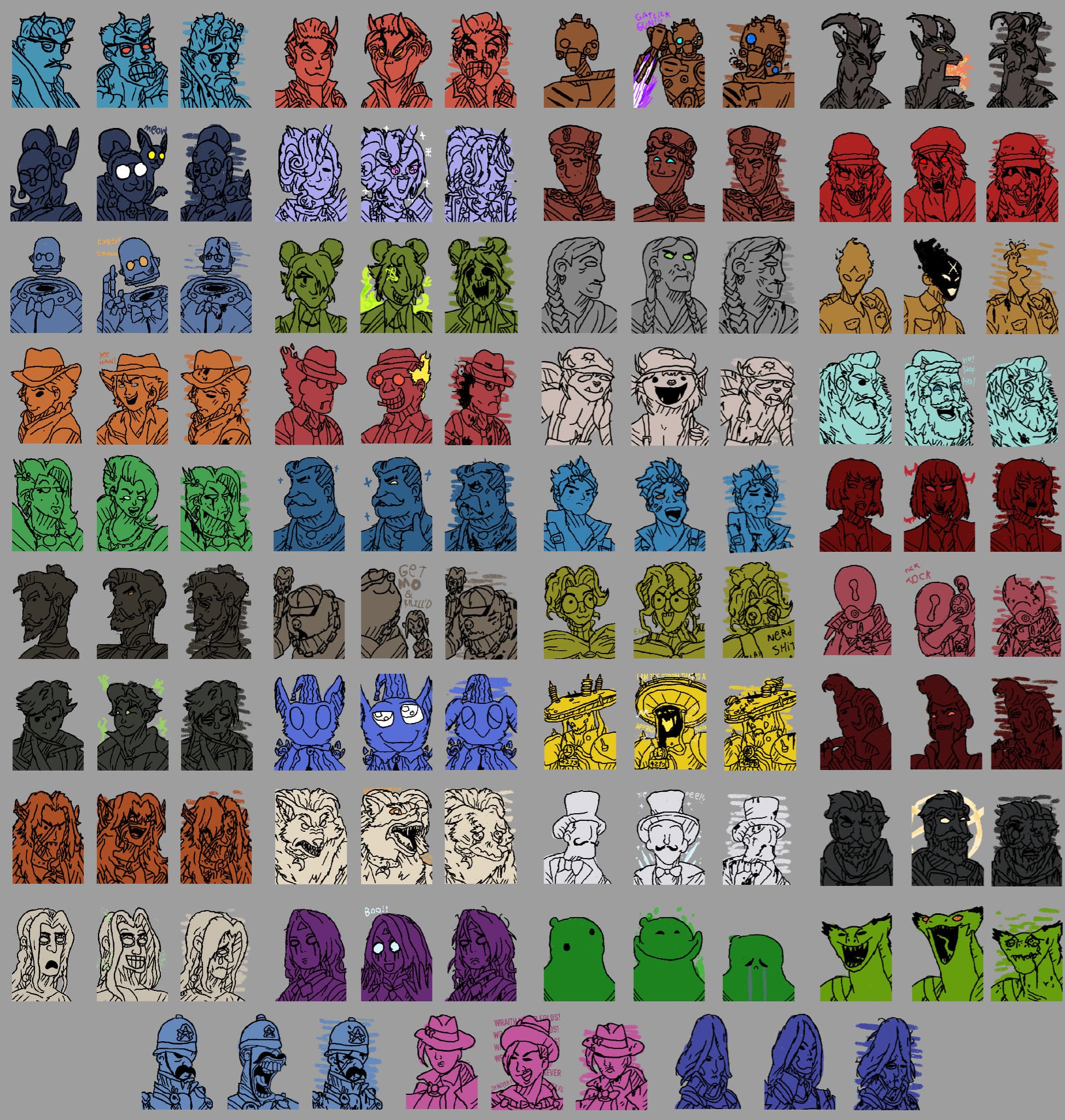 Deadlock Scuffed Portraits by Something? screenshot 2