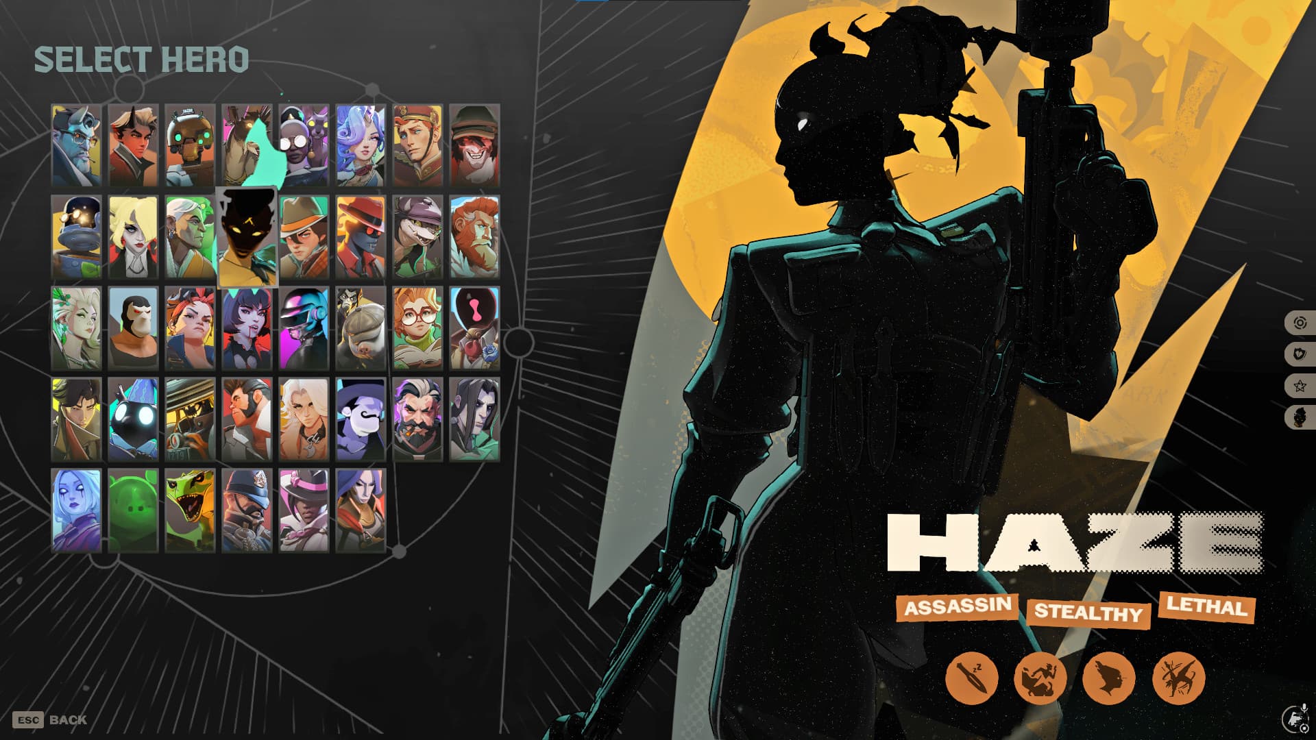 haze black recolor