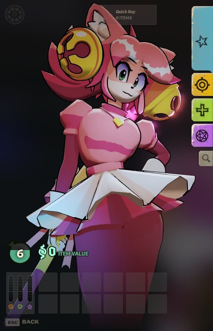Mad Mew Mew / Pink from Deltarune Celeste screenshot 2