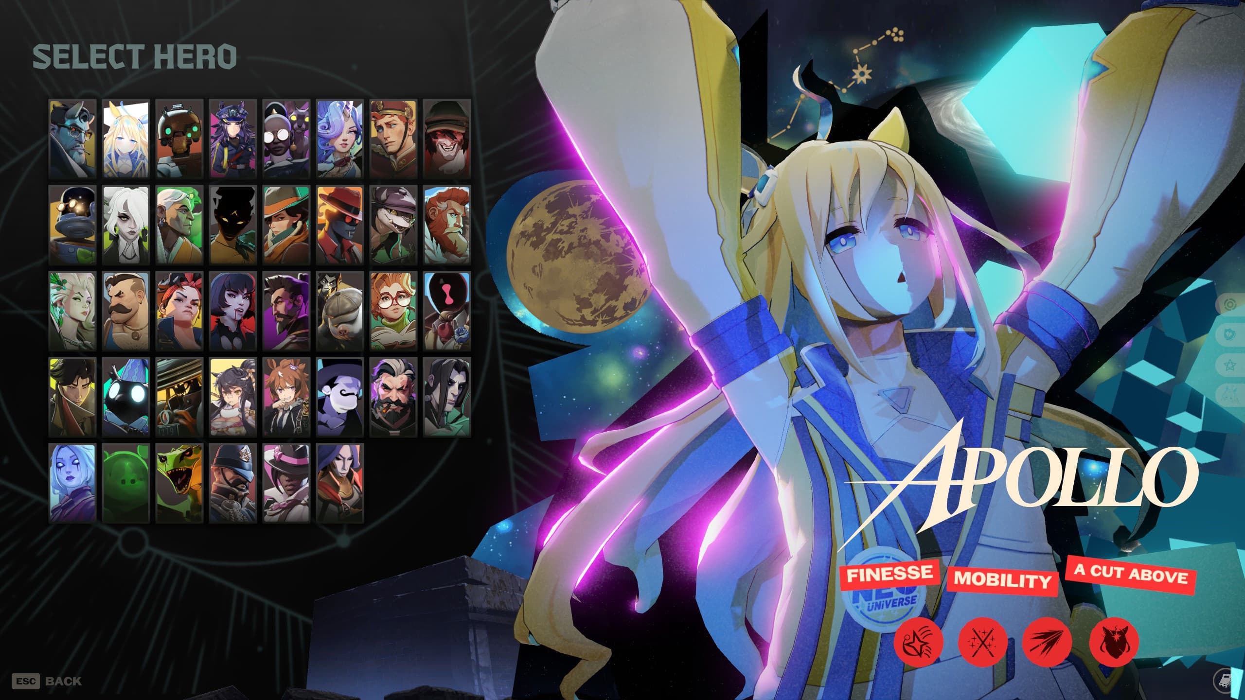Neo Universe over Apollo