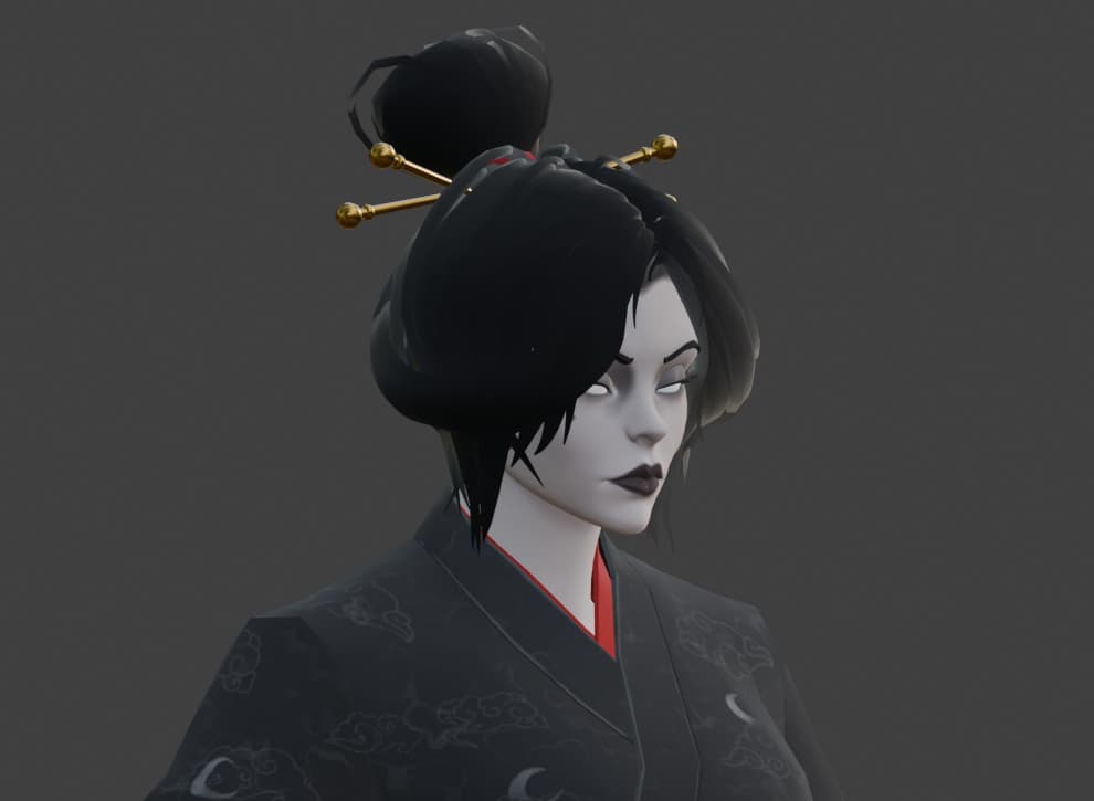 Geisha Geist [Commission] screenshot 2