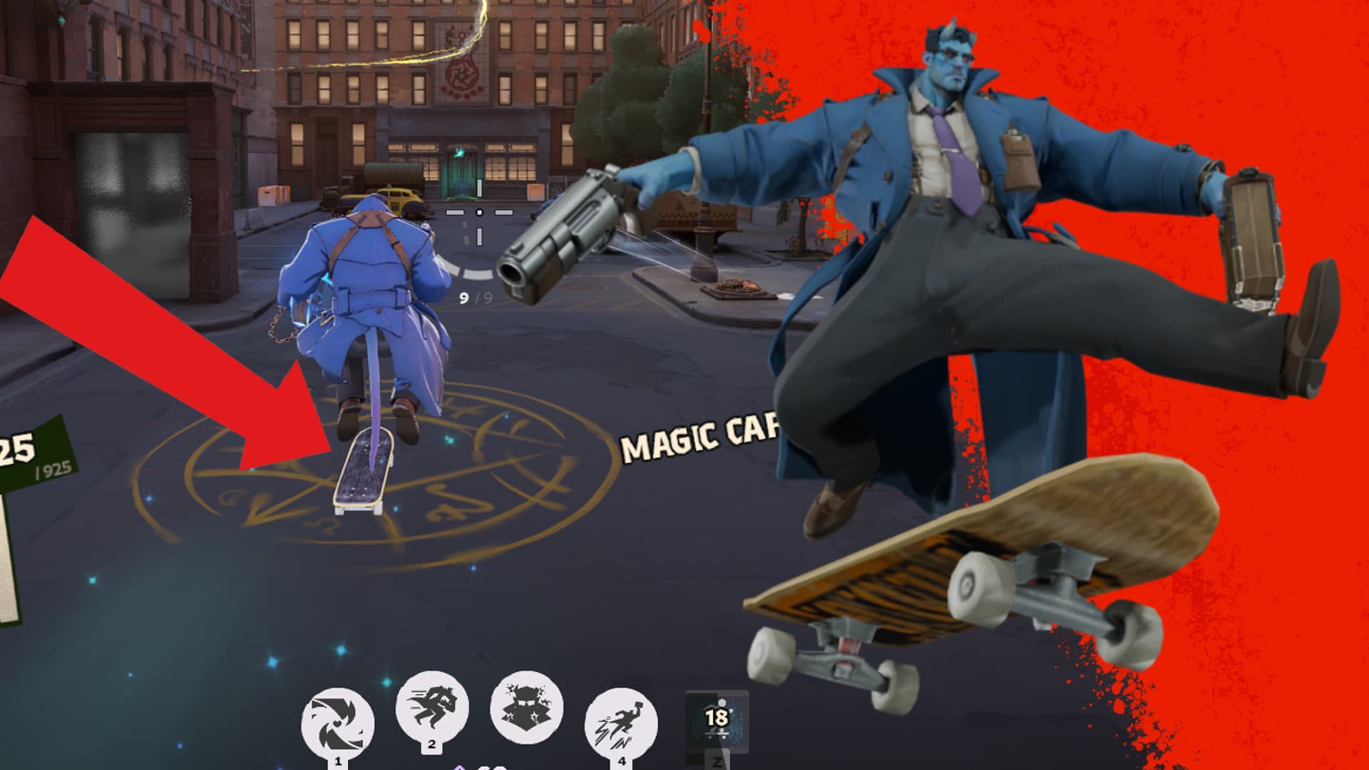 Skateboard over Magic Carpet screenshot