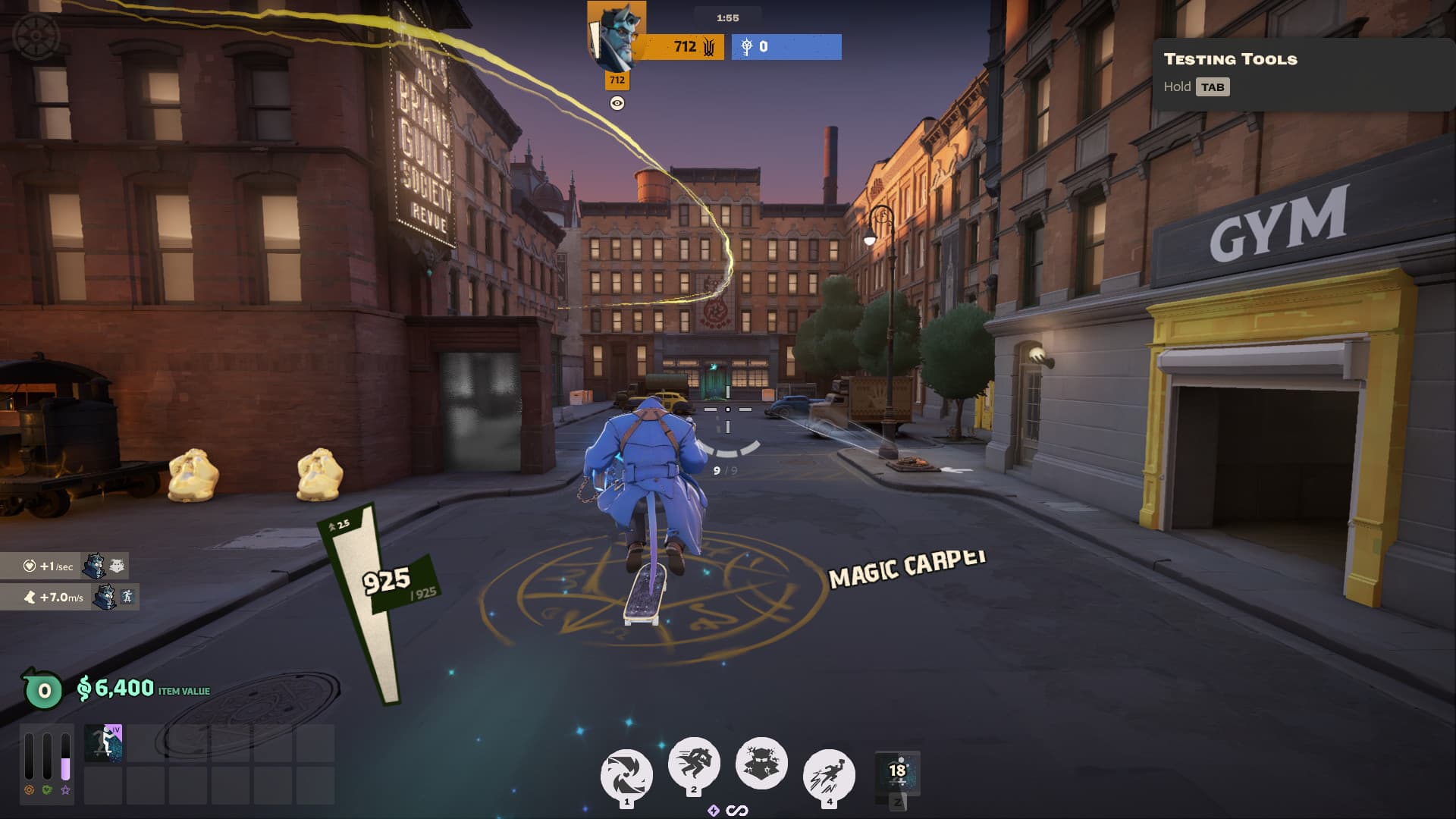 Skateboard over Magic Carpet screenshot 3