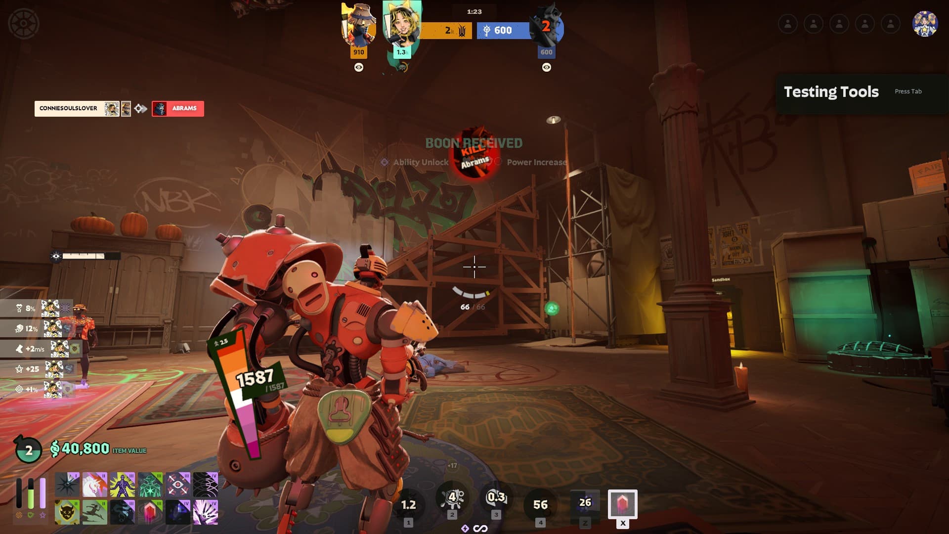 Connie Soul icons over Bebop screenshot