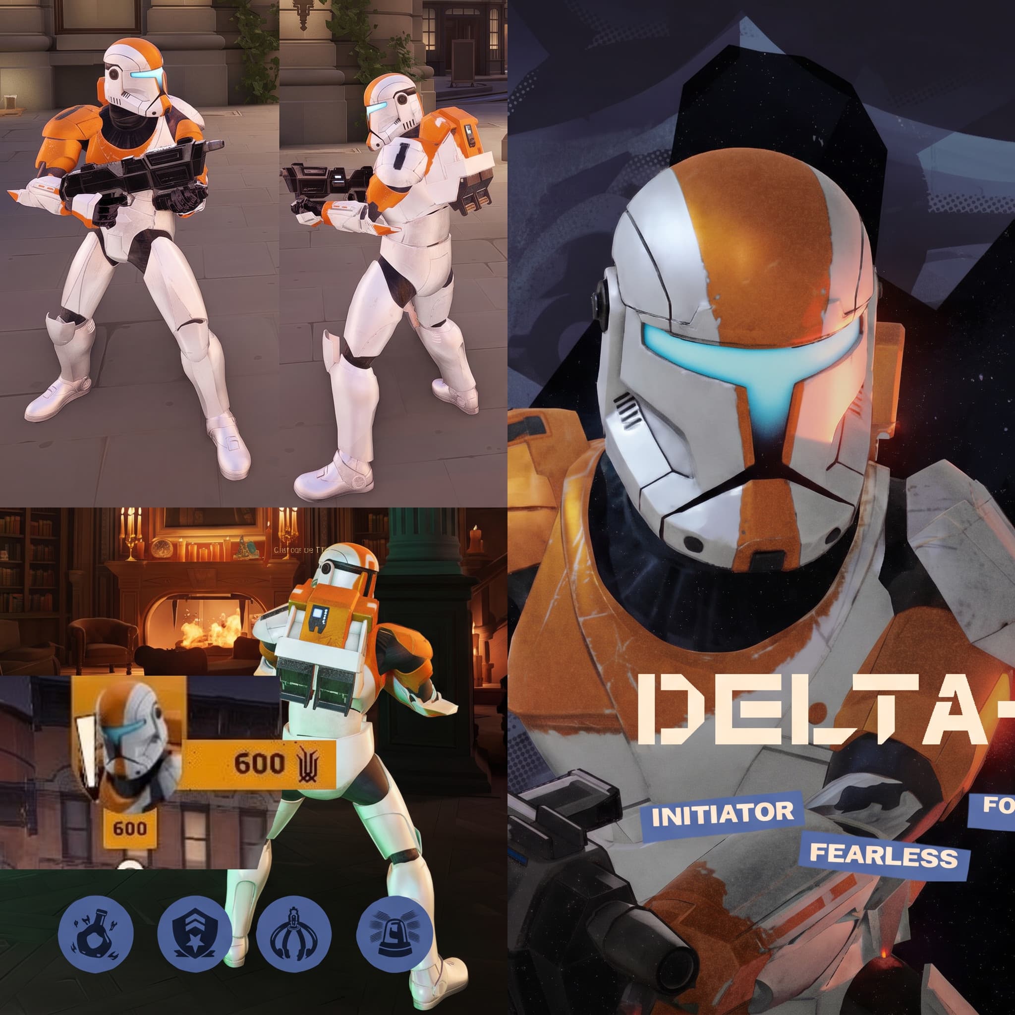 REPUBLIC COMMANDO WARDEN (NEW GUN, RELOAD AND MAG)