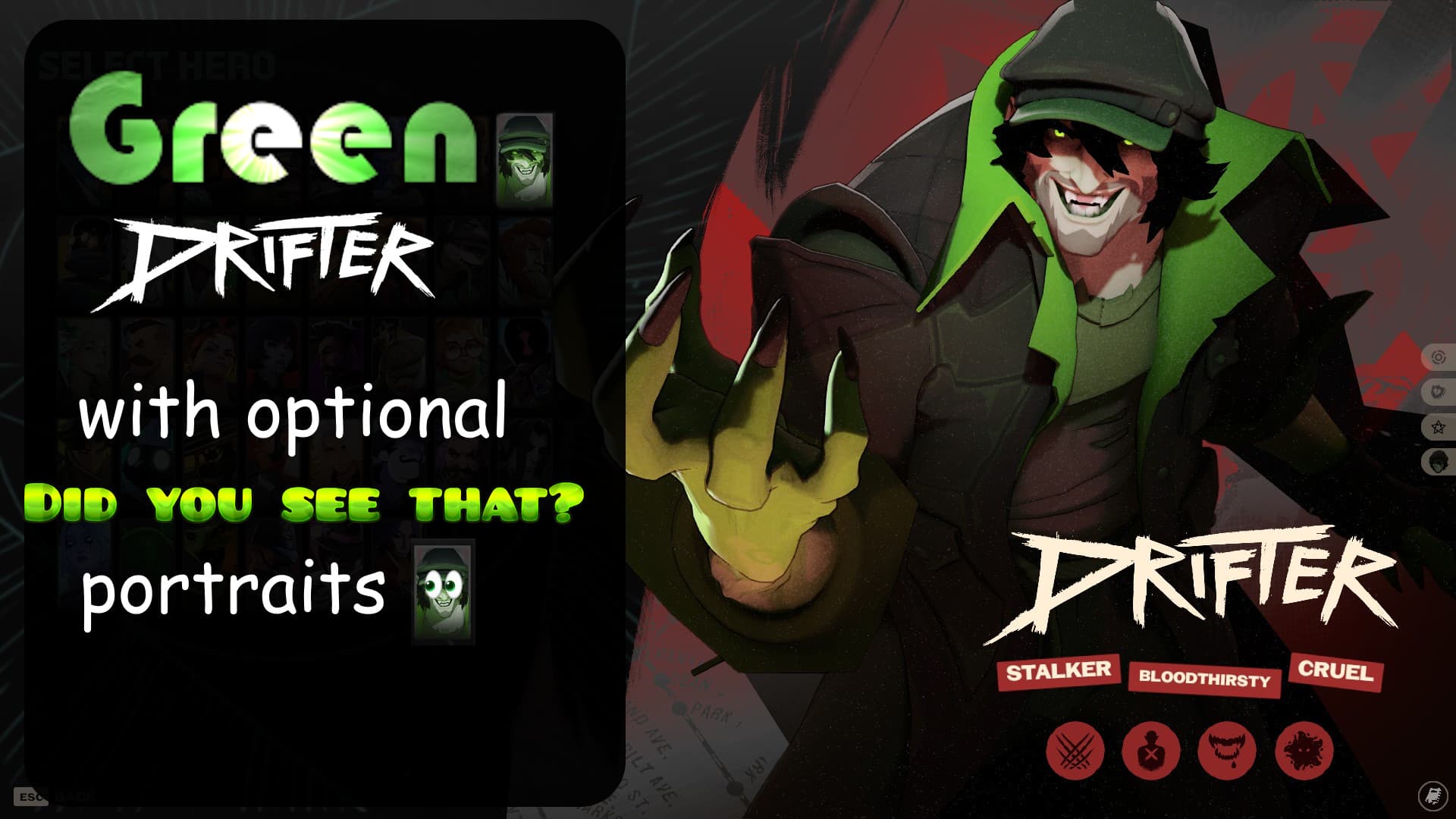 What if the drifter was green?