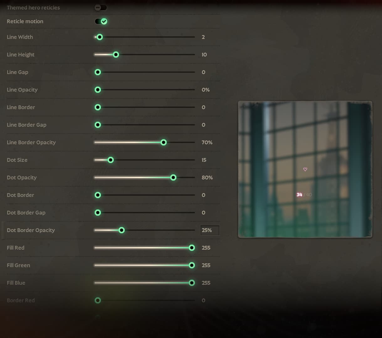 Heart Crosshair (QOL Compatible) screenshot