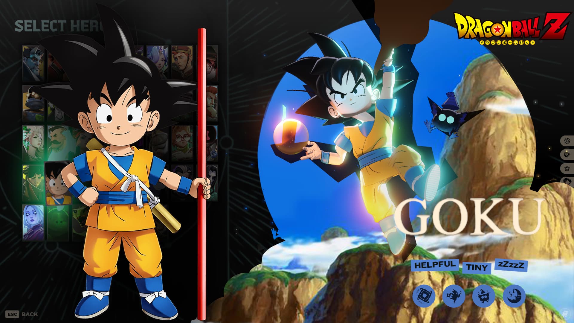 Goku as Rem (Dragon Ball Z)